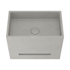 UF-4014 Square Wall-Mounted Concrete Sink