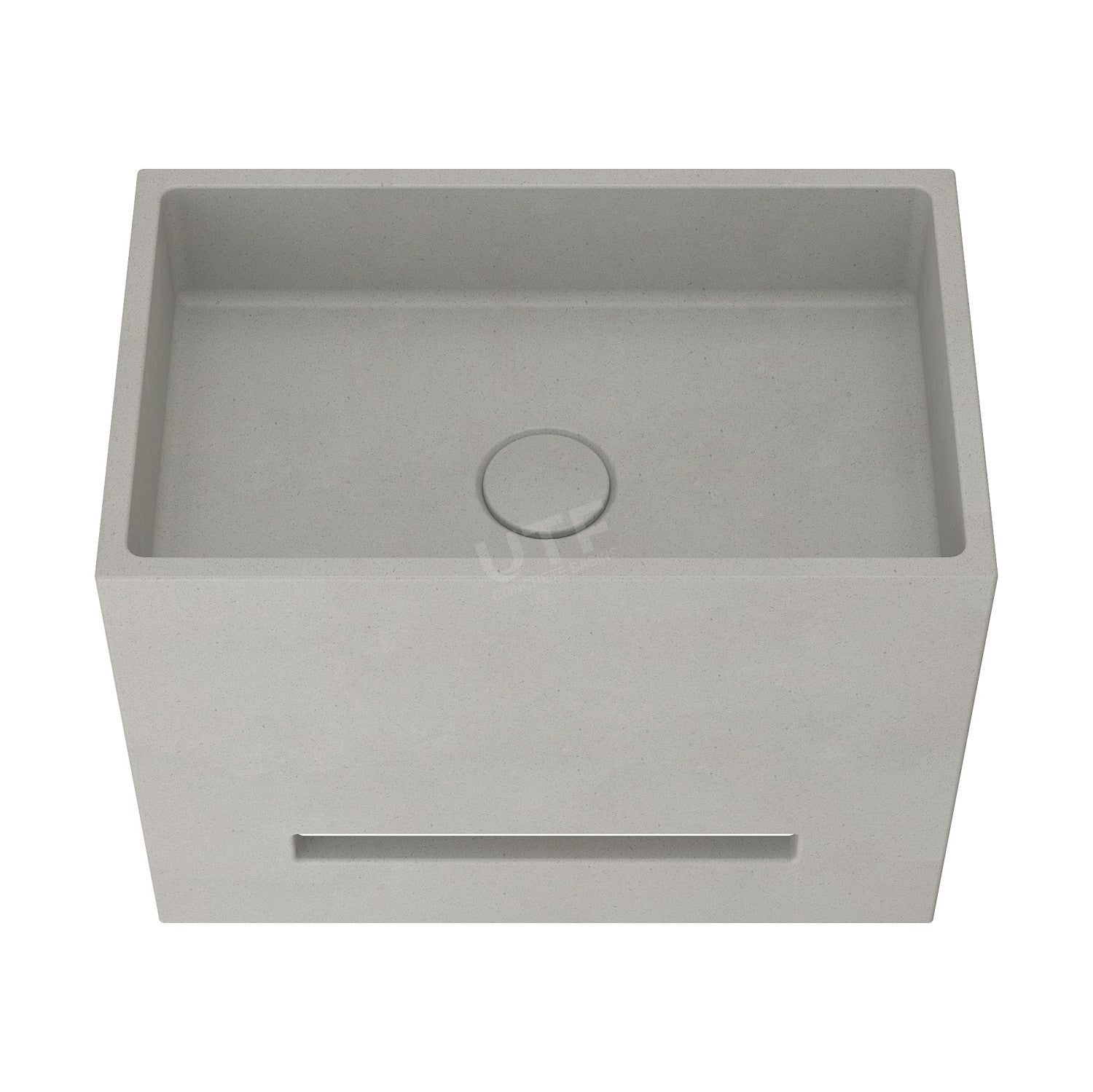 UF-4014 Square Wall-Mounted Concrete Sink