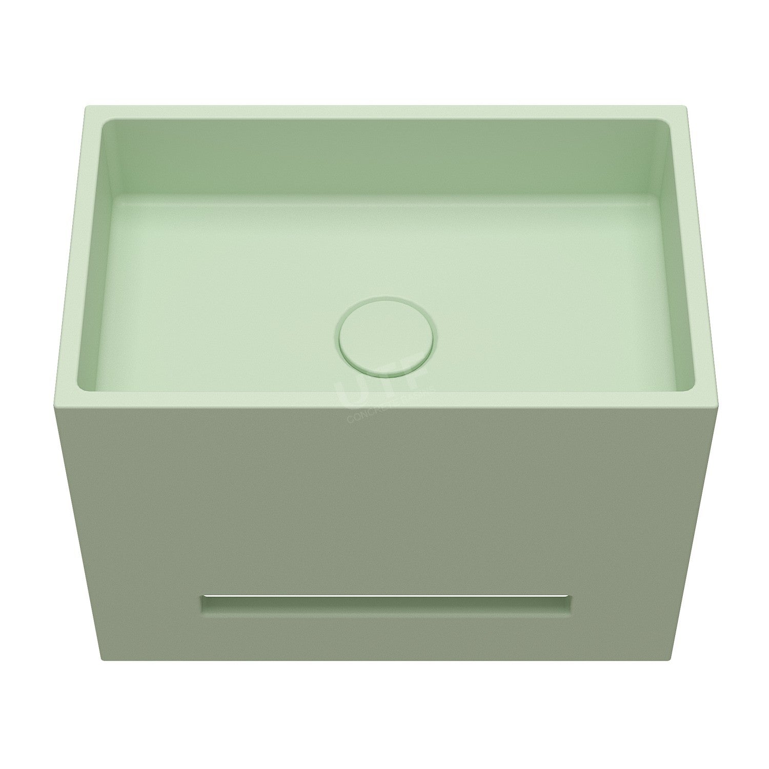UF-4014 Square Wall-Mounted Concrete Sink