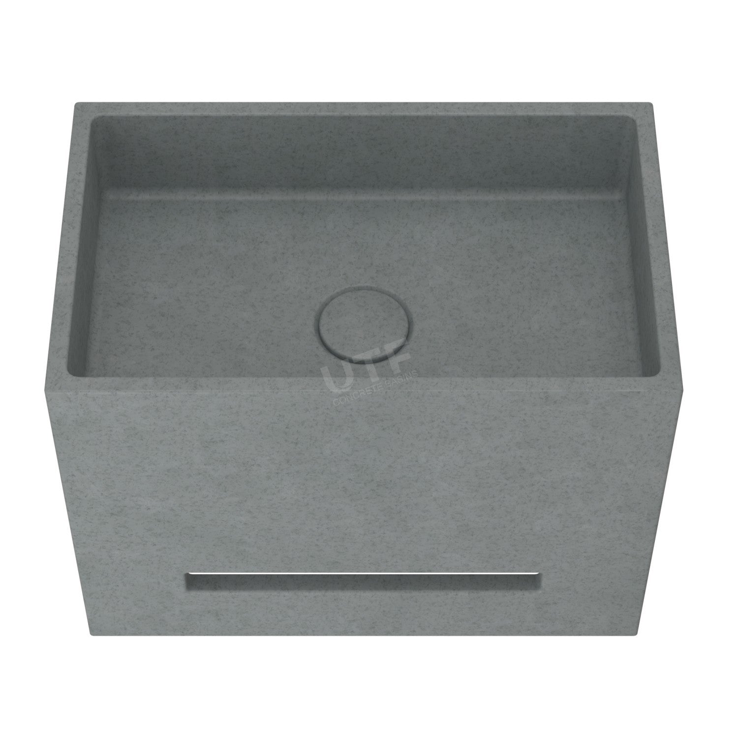 UF-4014 Square Wall-Mounted Concrete Sink