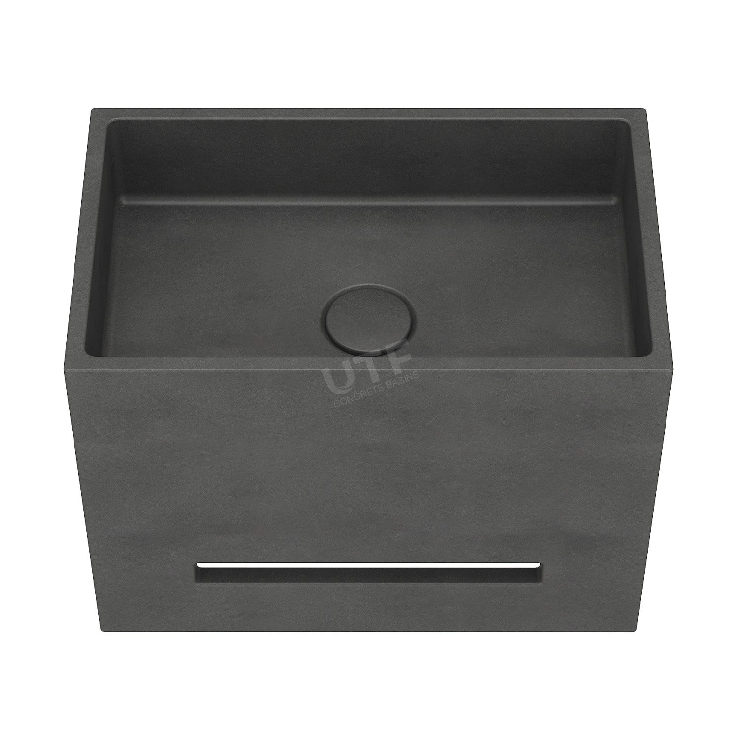 UF-4014 Square Wall-Mounted Concrete Sink