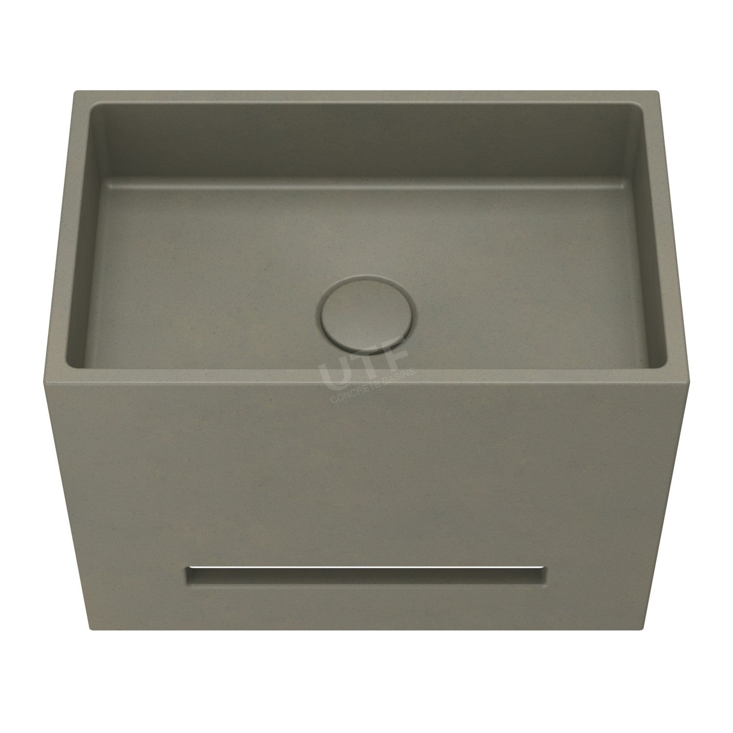 UF-4014 Square Wall-Mounted Concrete Sink