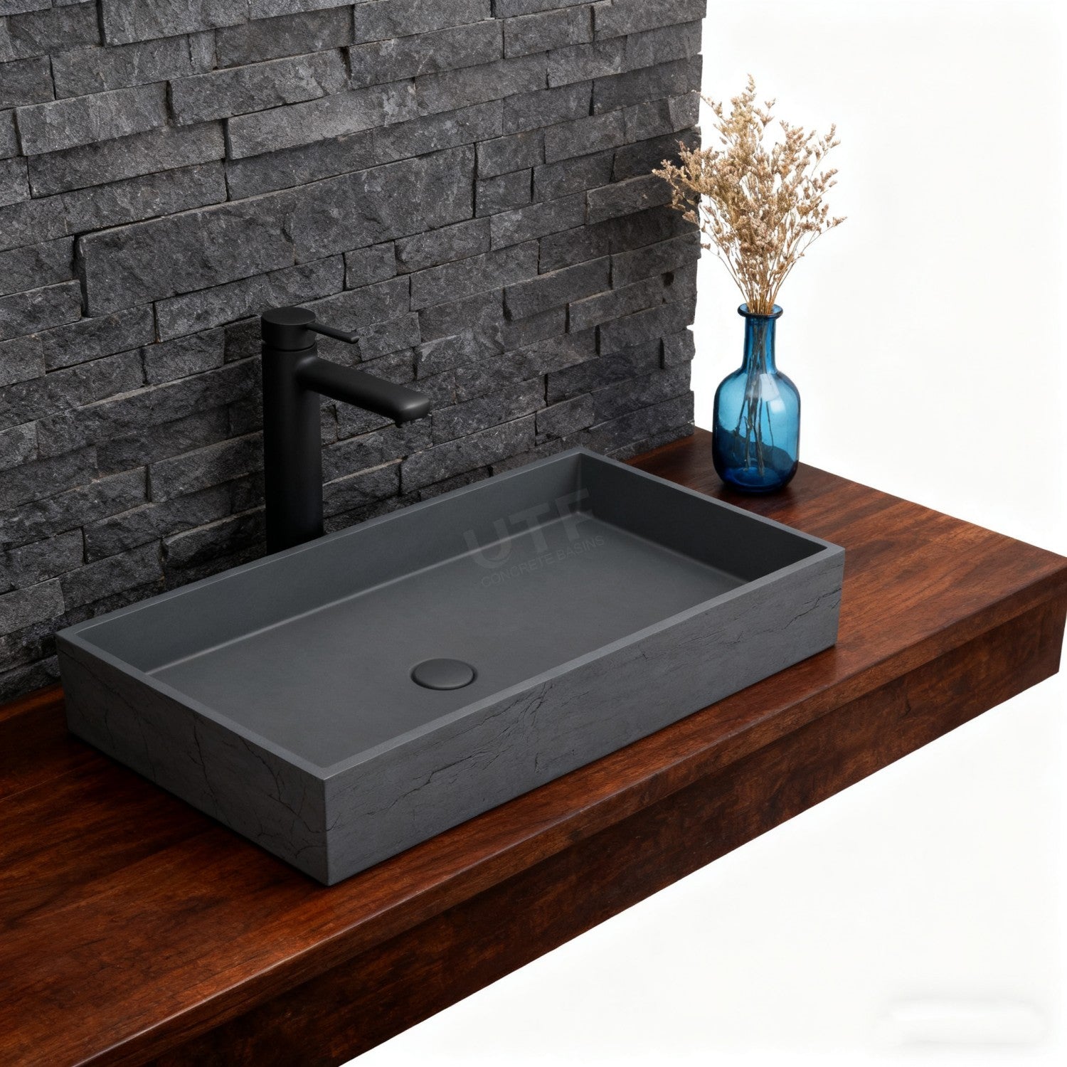 UF-1011C Rectangular Wash Cement Basin
