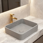 UF-1033 Rectangular Cement Countertop Basin