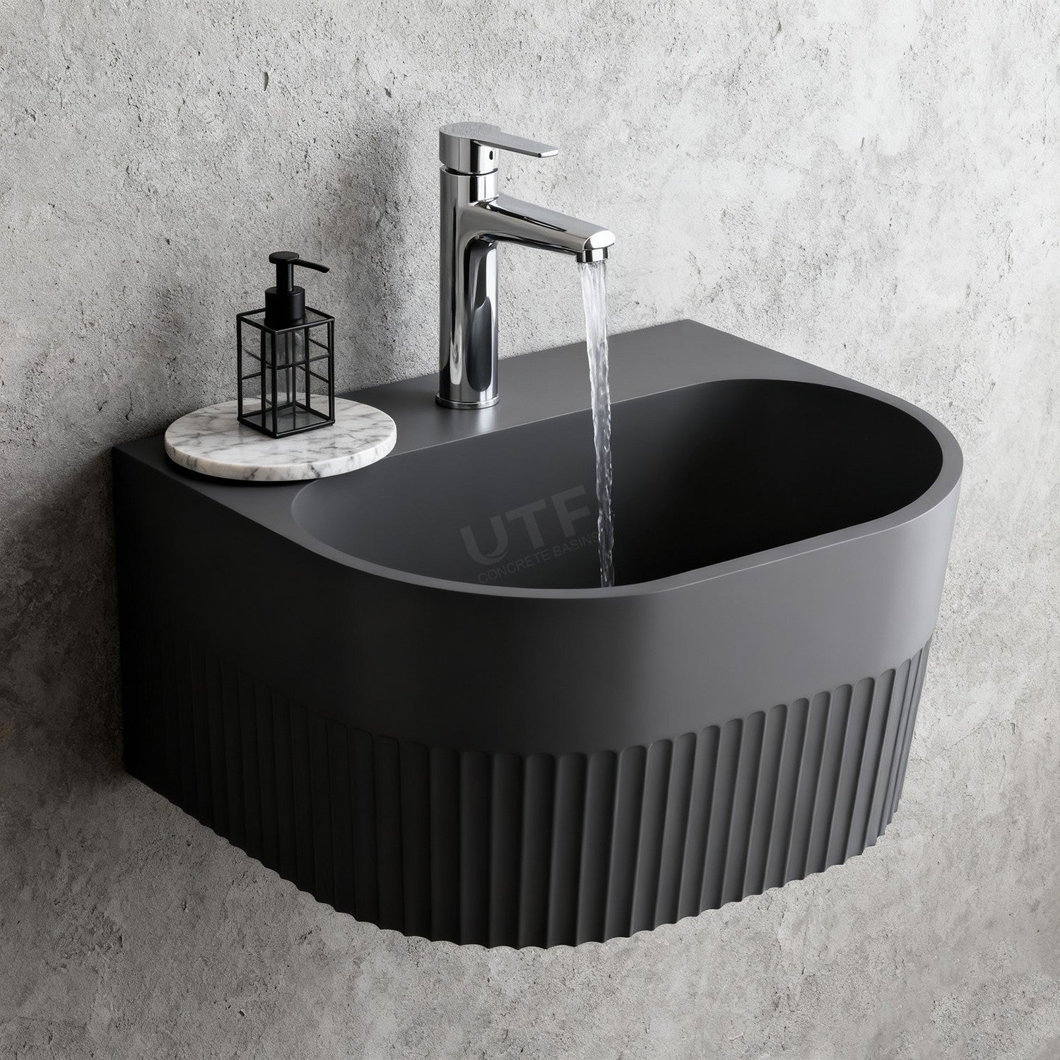 UF-4006 Industrial Style Wall Hung Concrete Sink