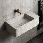 UF-4013A Modern Rectangular Wall-Hung Concrete Sink