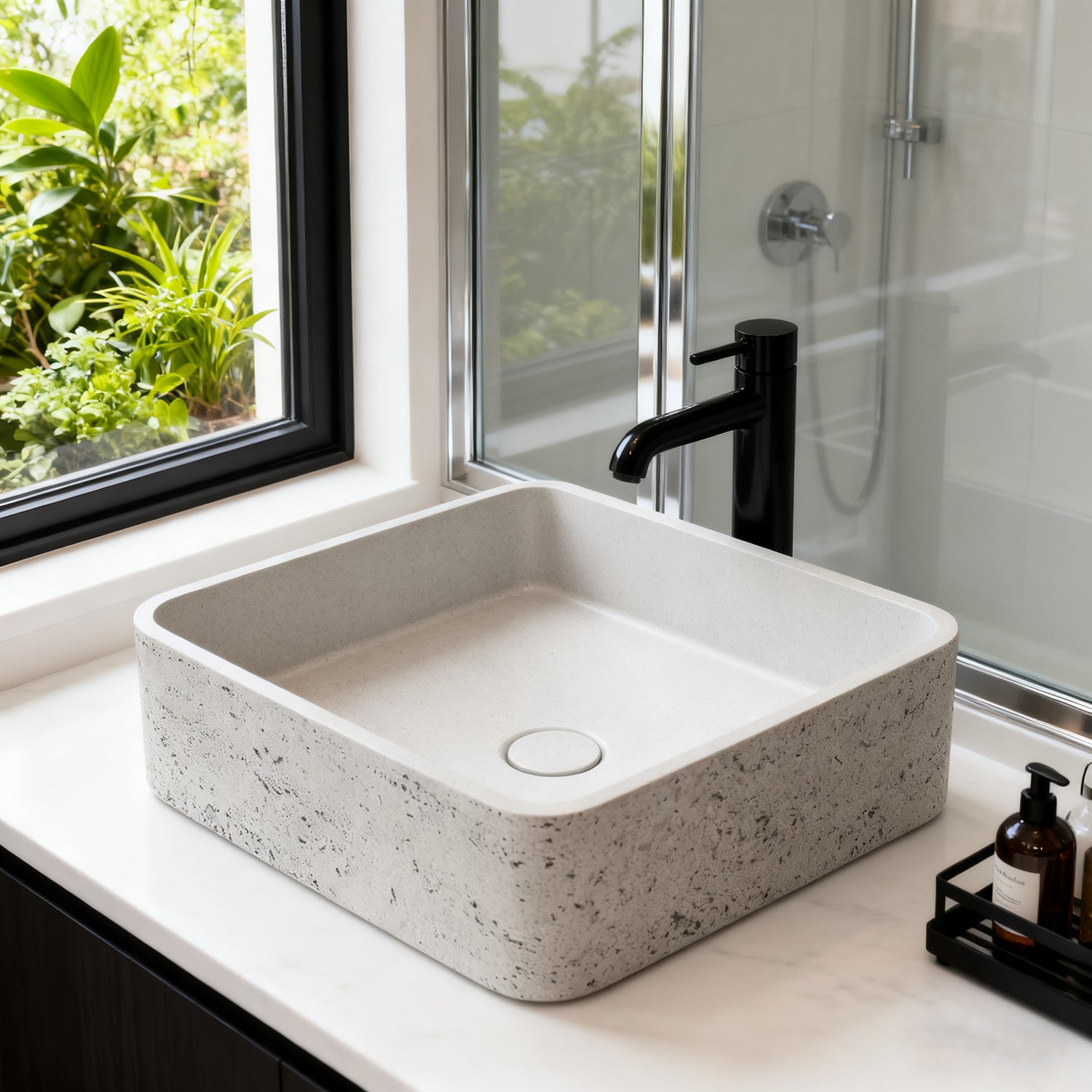 UF-1020A Natural Pore Concrete Sink