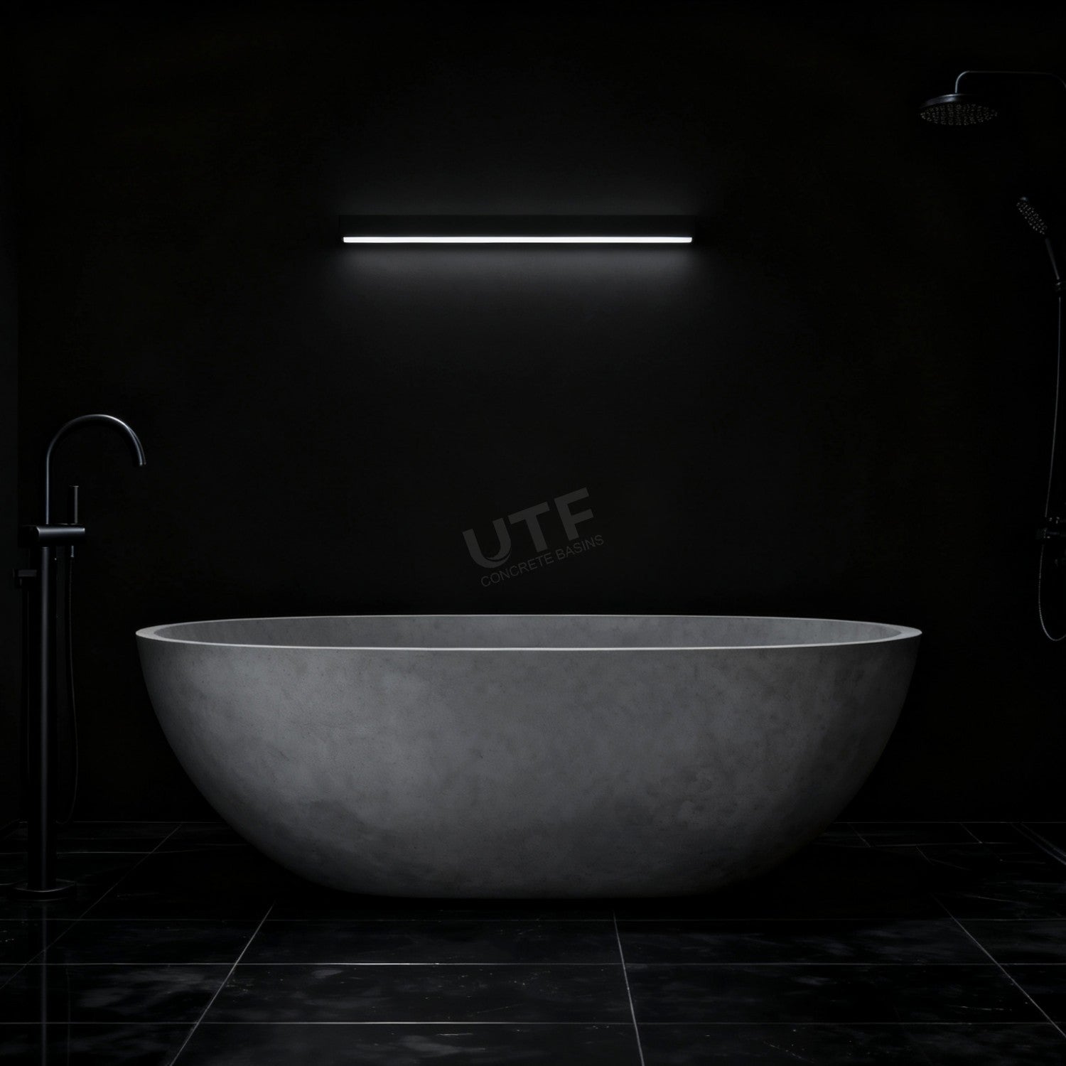UF-6008 Industrial Concrete Freestanding Bathtub