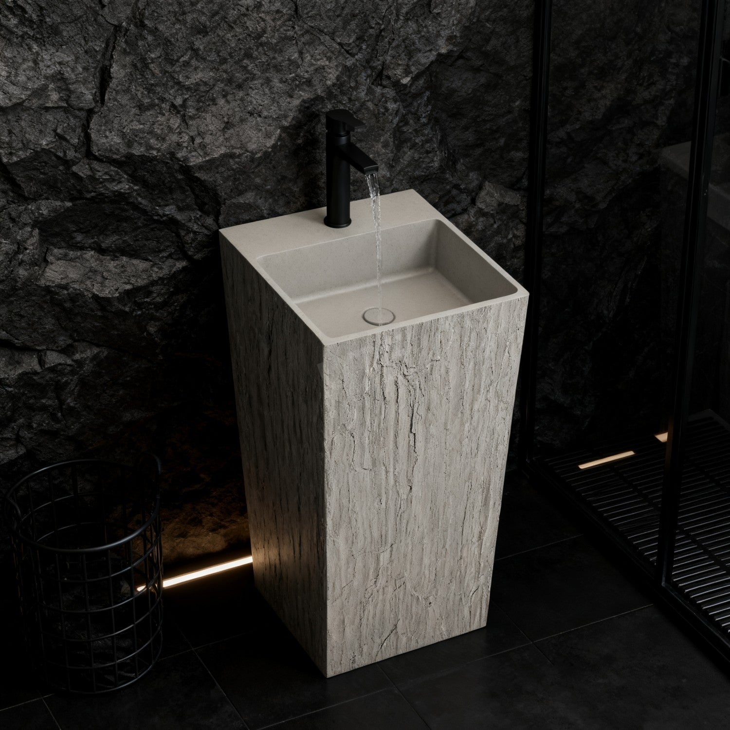 UF-3002C Pedestal Concrete Basin