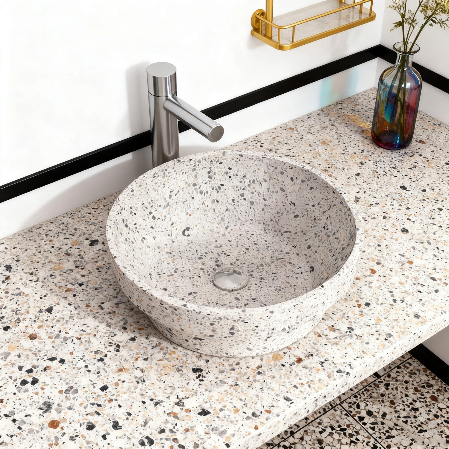 UF-1049 Easy Clean Terrazzo Basin